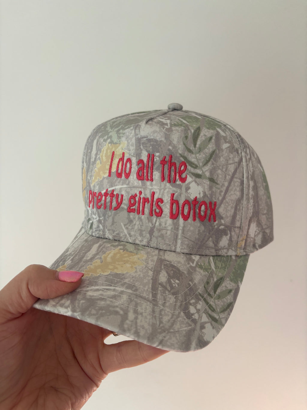 Custom Camo Embroidered Hat