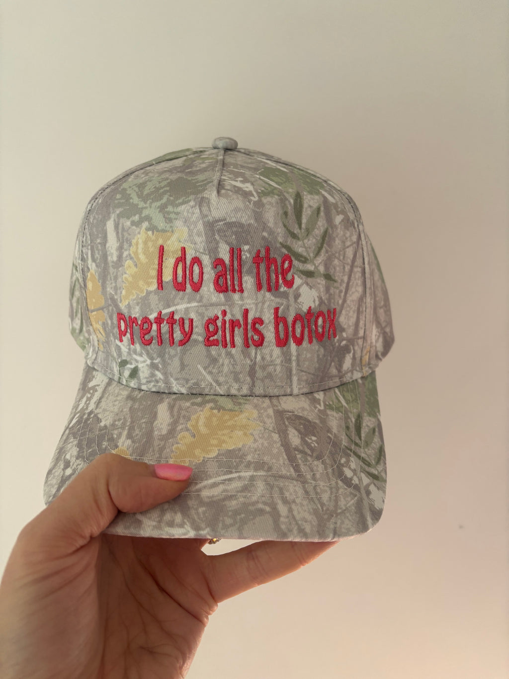 Custom Camo Embroidered Hat