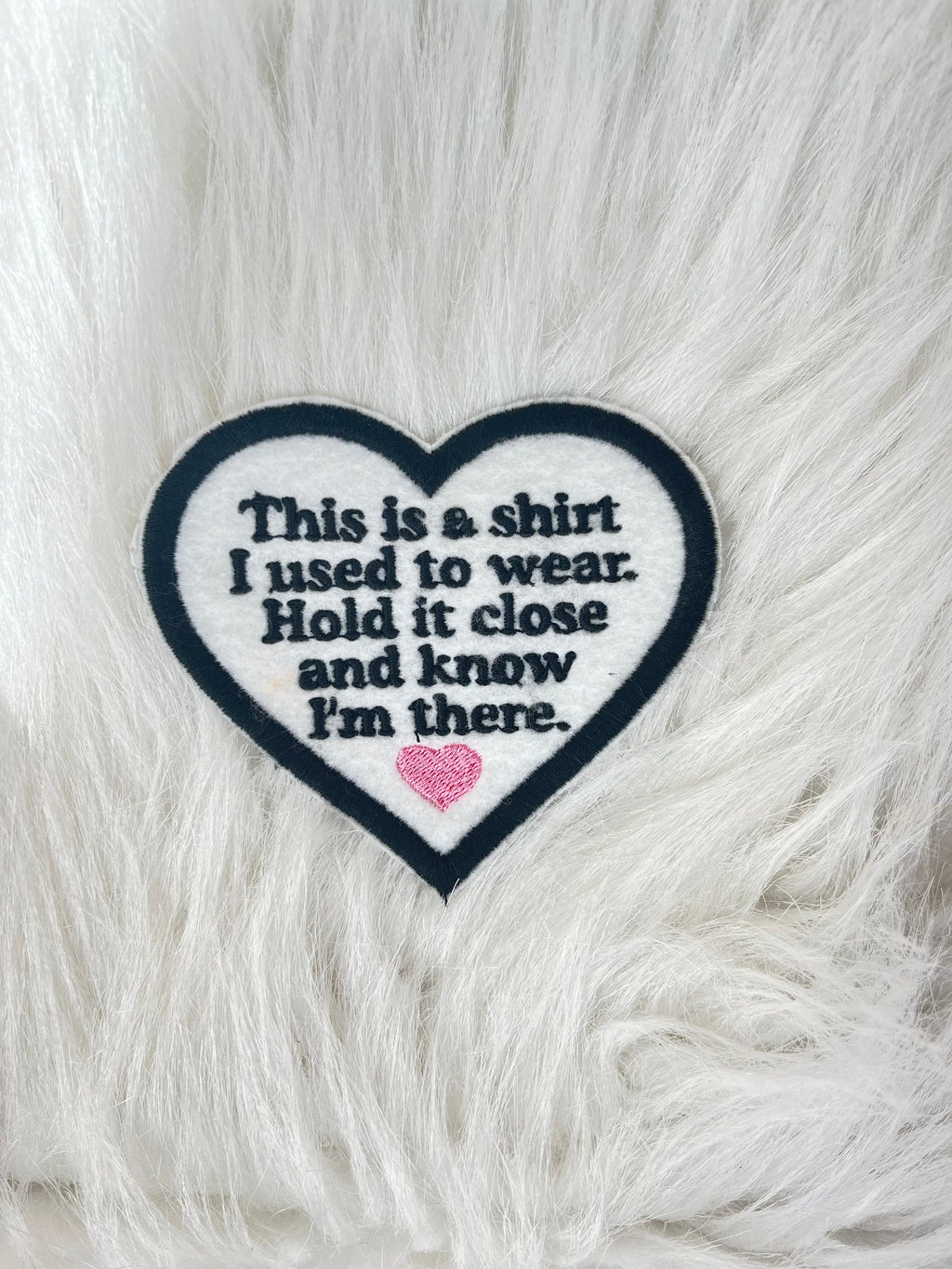 Memory animal patch, embroidered patch, memory bear patch, personalized embroidery