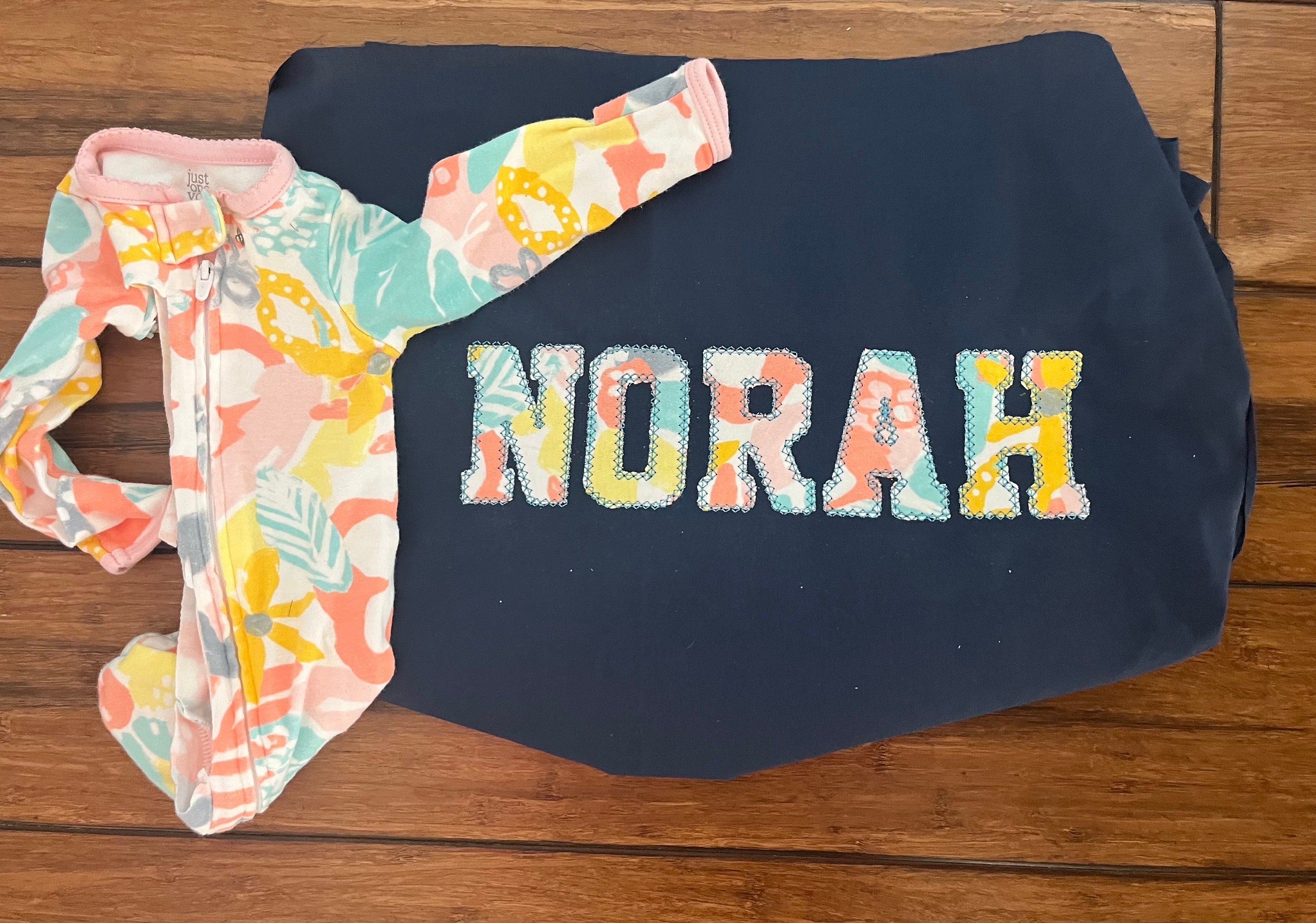 Grandma Embroidered with baby clothing, personalized sweater, baby outfit, appliqué, keepsake, gift for mom, nana, dad, Grammy, clothing