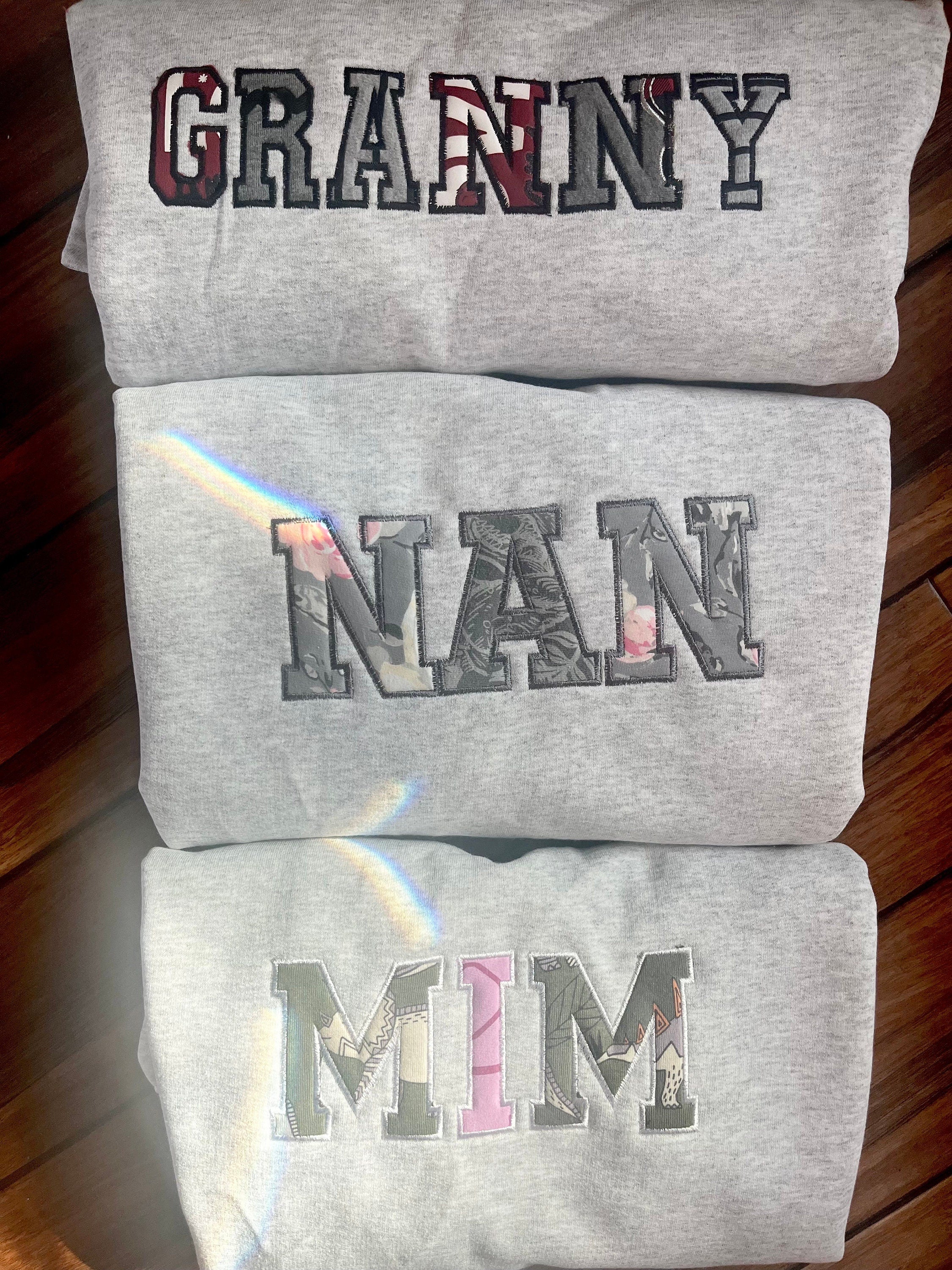 Embroidered with baby clothing, personalized sweater, baby outfit, appliqué, keepsake, gift for mom, nana, dad, Grammy, clothing, baby