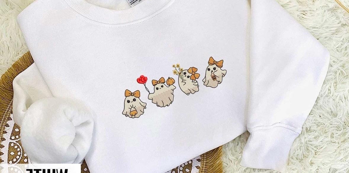 Embroidered Fall Sweater