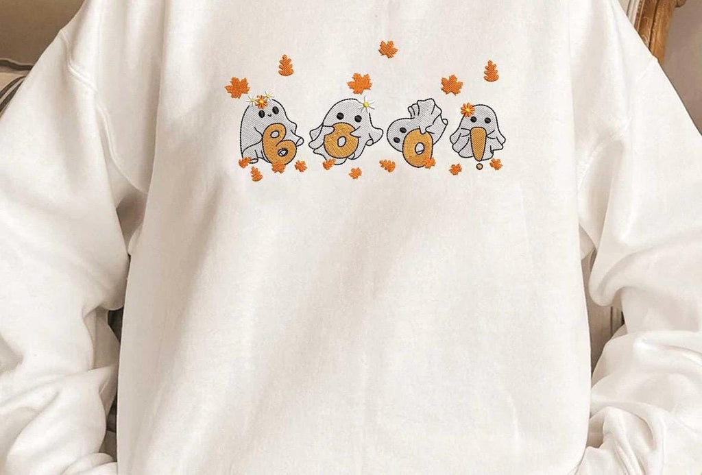 Embroidered Fall Sweater