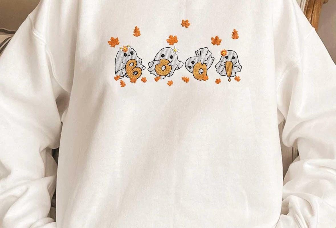 Embroidered Fall Sweater