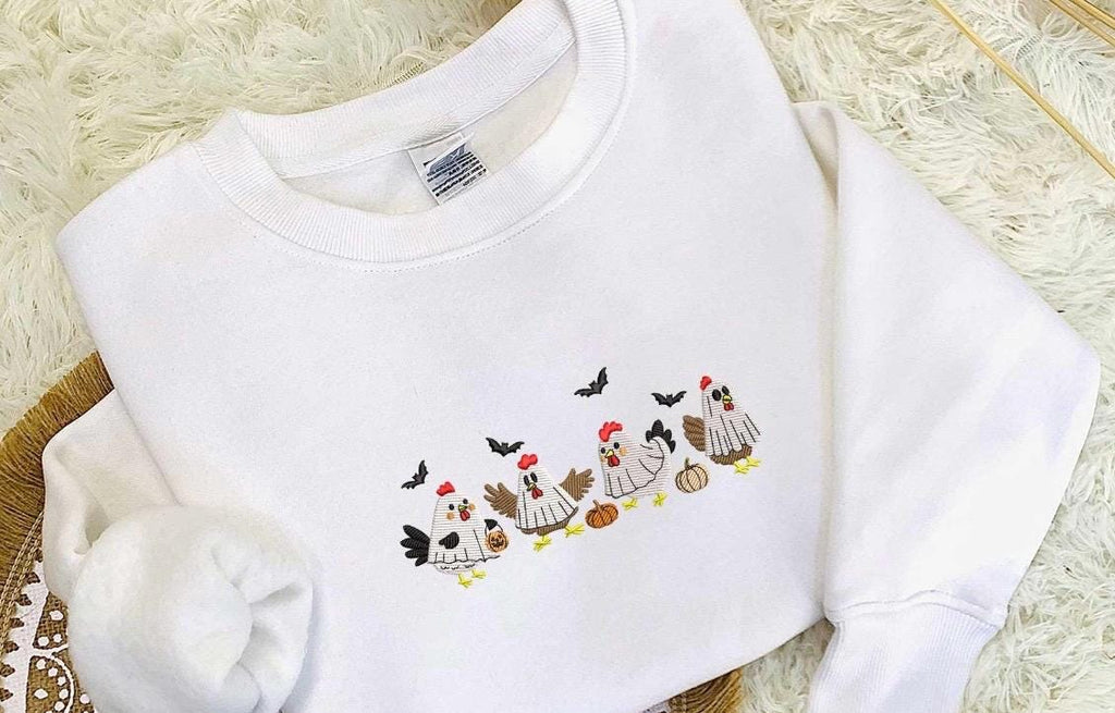 Embroidered Fall Sweater