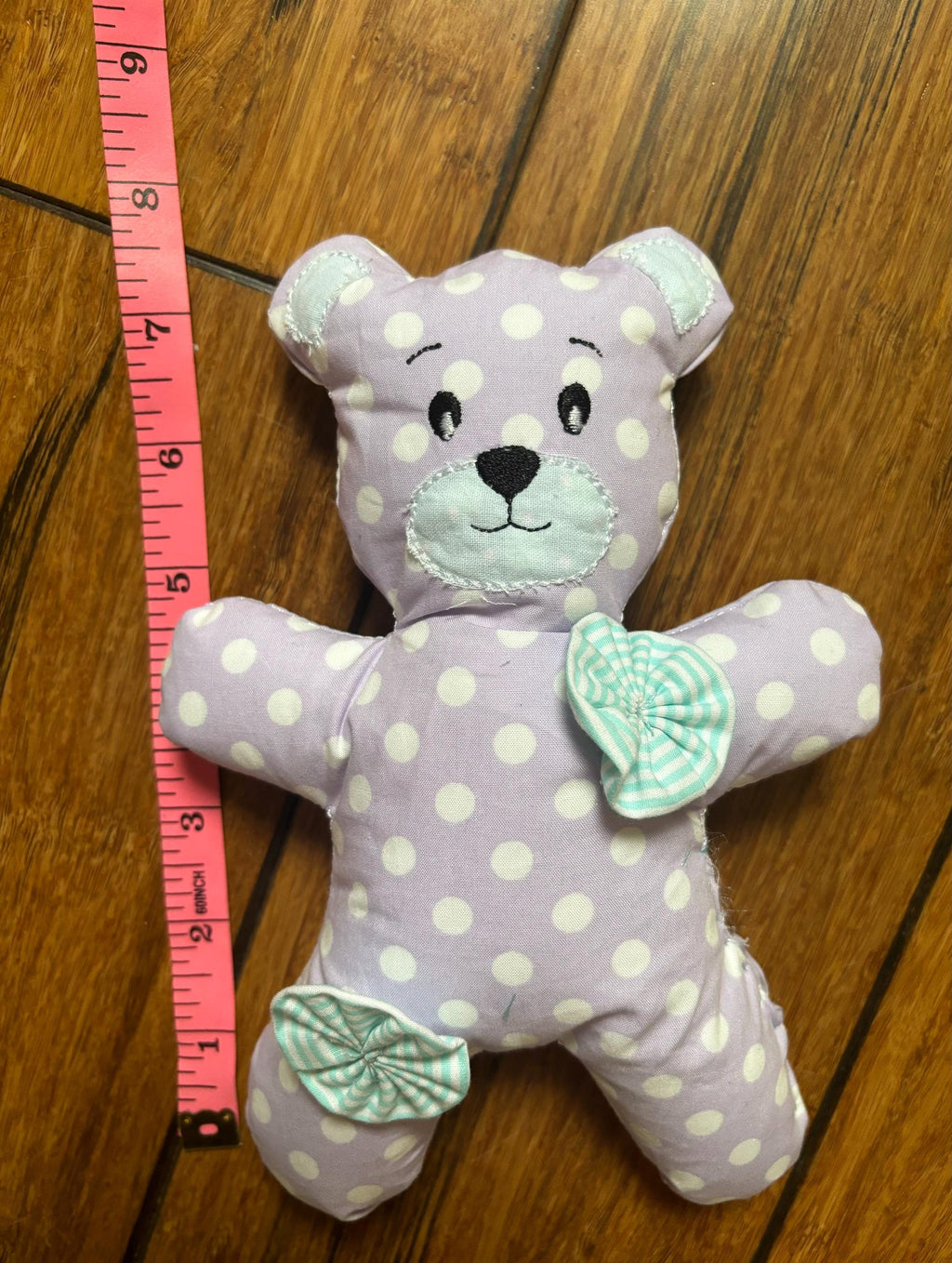Mini Memory Bear from clothing, Handmade Bear, Bear from loved one's clothing, Fast turn around, gift for fam, keepsake bear, personalized