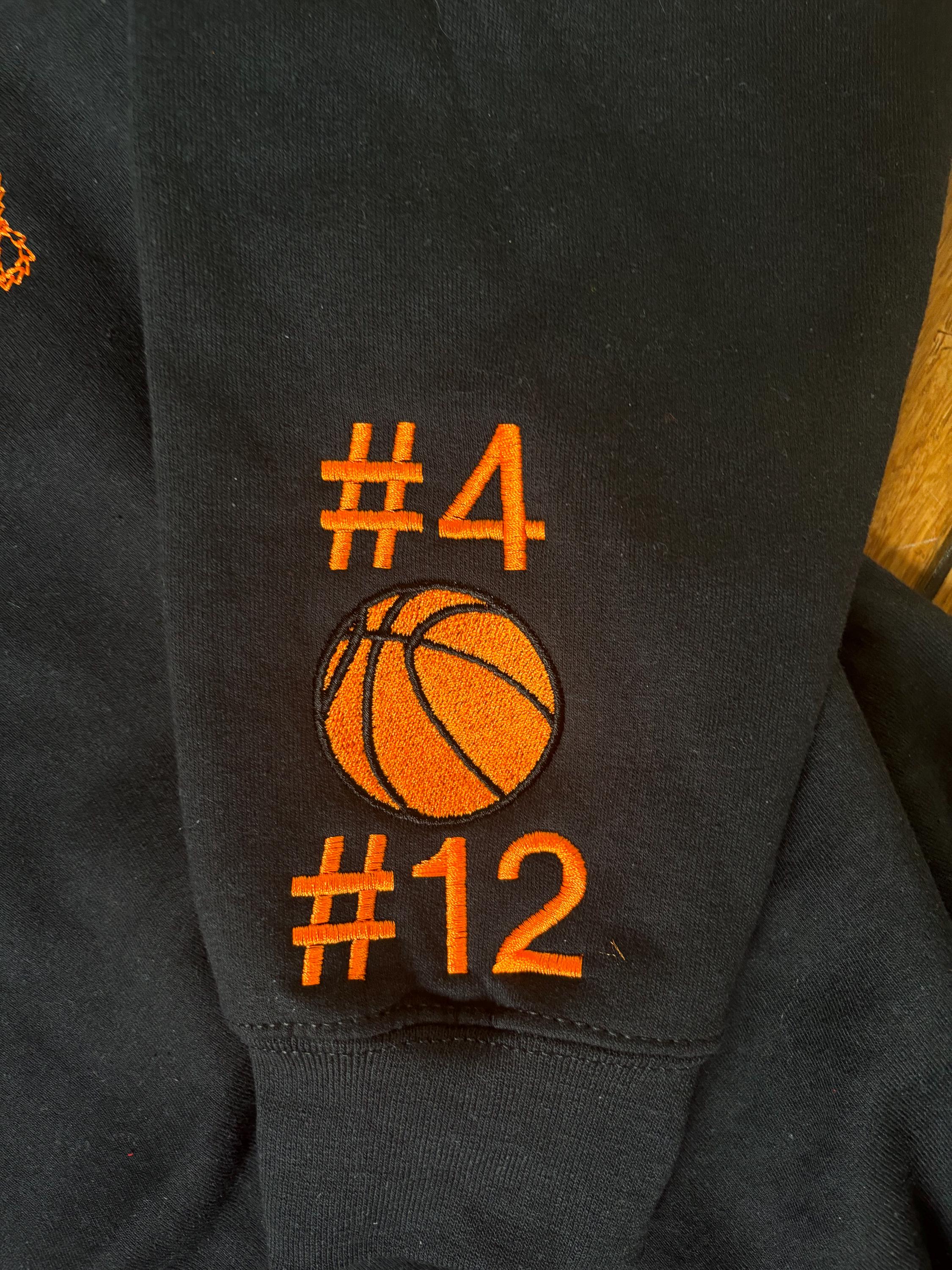 basketball mom sweater