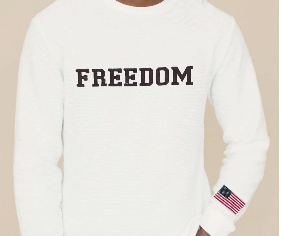 Embroidered Freedom Patriotic Apparel