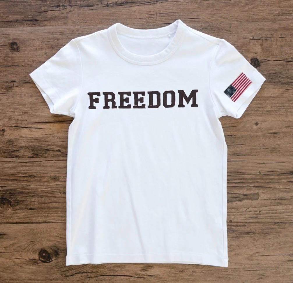 Embroidered Freedom Patriotic Apparel