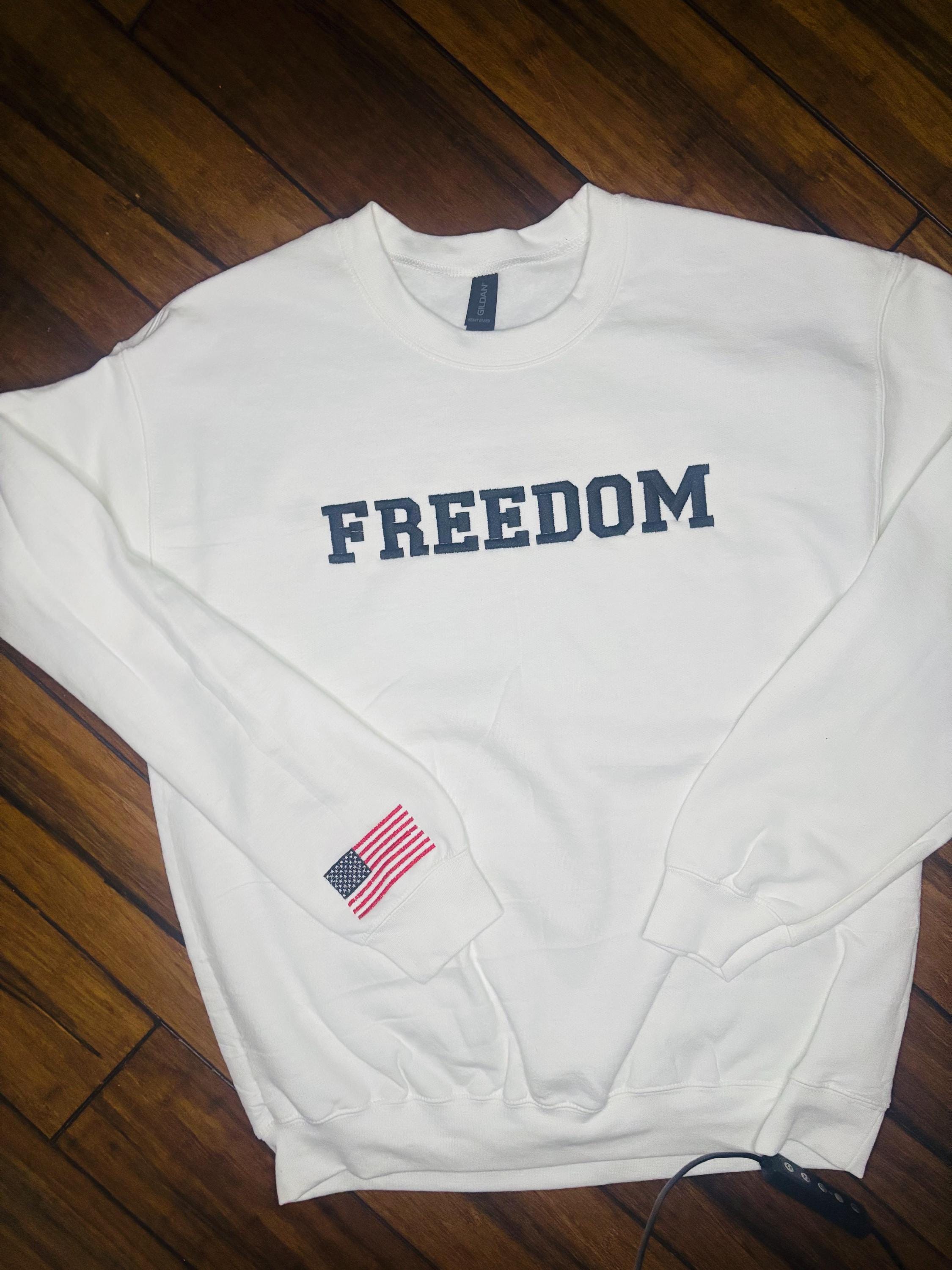 Embroidered Freedom Patriotic Apparel